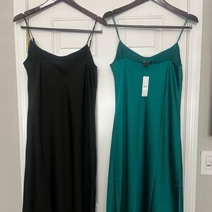 J. Crew Gwyneth Slip Dresses - Size 6 (Green) - Brand New!